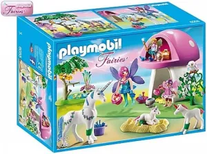 Playmobil Fairies with Toadstool House Building Kit