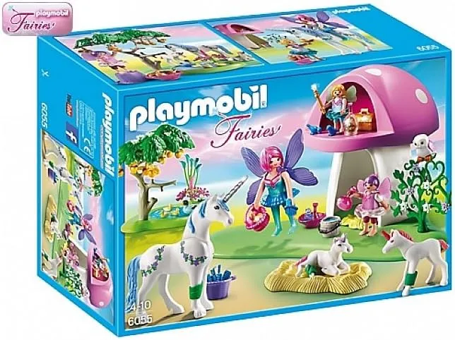 Playmobil Fairies with Toadstool House Building Kit