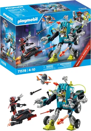 PLAYMOBIL Robot vs. Flight Glider