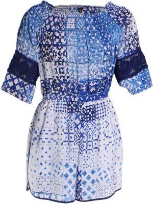 Plenty by Tracy Reese womens Off the Shoulder Romper