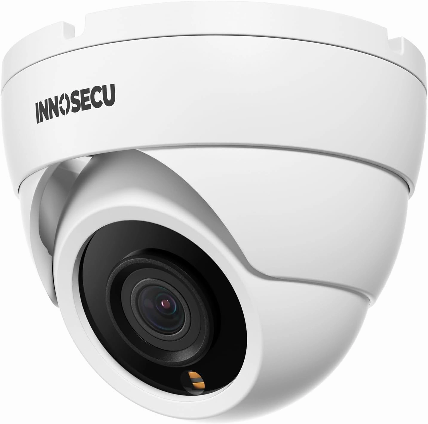 PoE Camera 4MP, Security IP Dome Camera for Outdoor Indoor Use, Buil-in Mic, 2.8mm Lens Wide Angle 110°, B/W Night Vision, Smart Motion Detection, Human&Vehicle Detection, IND4FR94C (White)