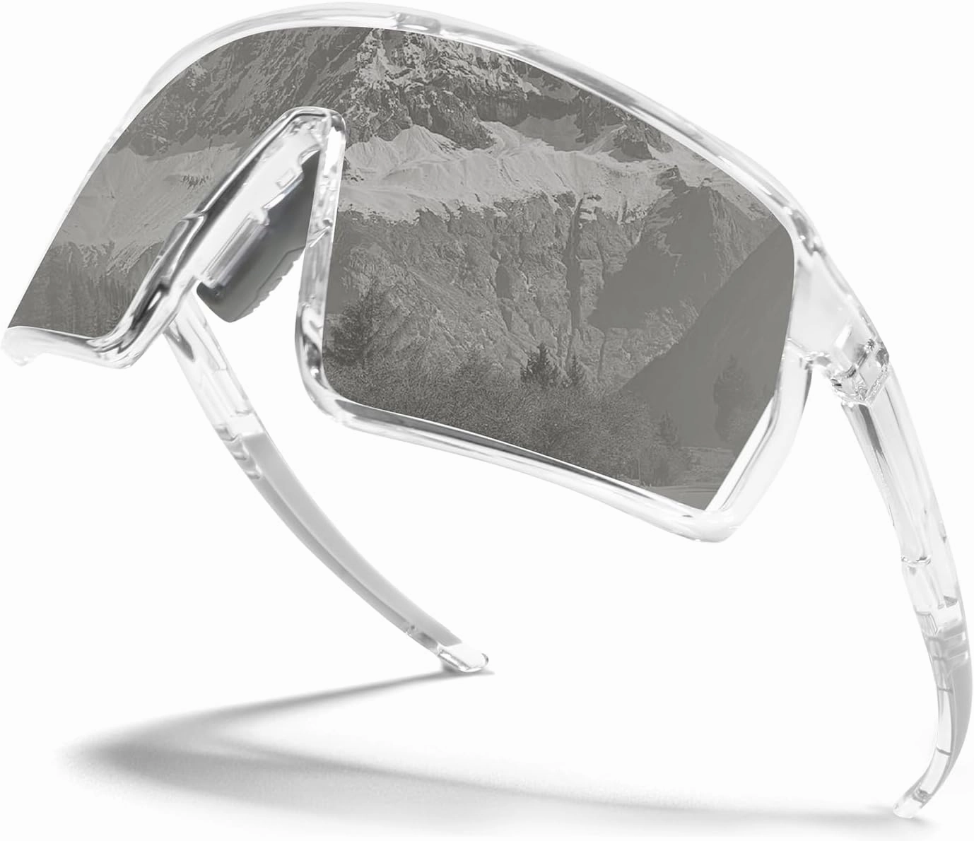 Polarized Sports Sunglasses for Men Women, Cycling Glasses UV Protection Mountain Biking Glasses for Fishing Running