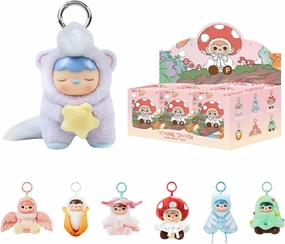 POP MART PUCKY Forest Party Vinyl Plush Pendant Blind Box Figures, Random Design Toys for Modern Home Decor, Collectible Toy Set for Desk Accessories, 6PC