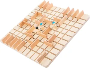 Portable Boys and Girls Chess Board Set Wooden Chess Toy Board Games for Boys and Girls Set Educational Plaything Smooth Surface