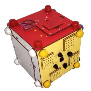 Portable CUBE ESCAPE BOX, Multi Player Busy Board Quest Puzzle Game, Logical And Challenge Puzzle. Questbox Color Cube
