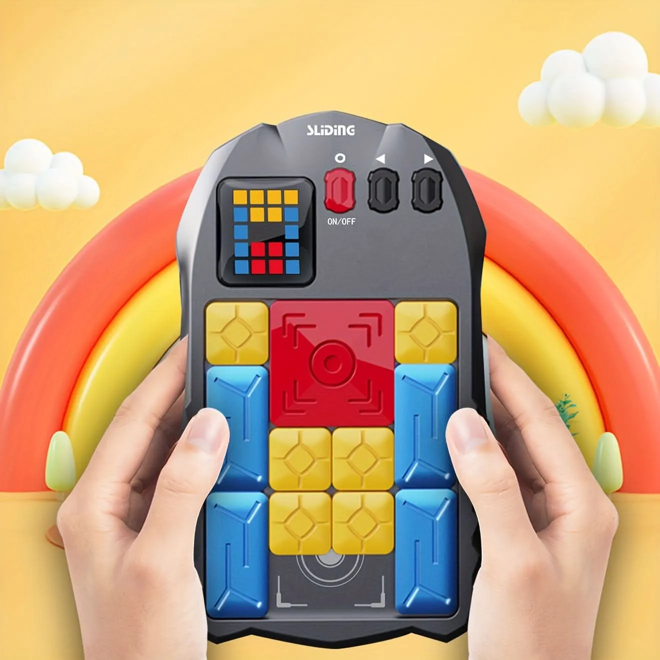 Portable Electronic Klotski Puzzle Game