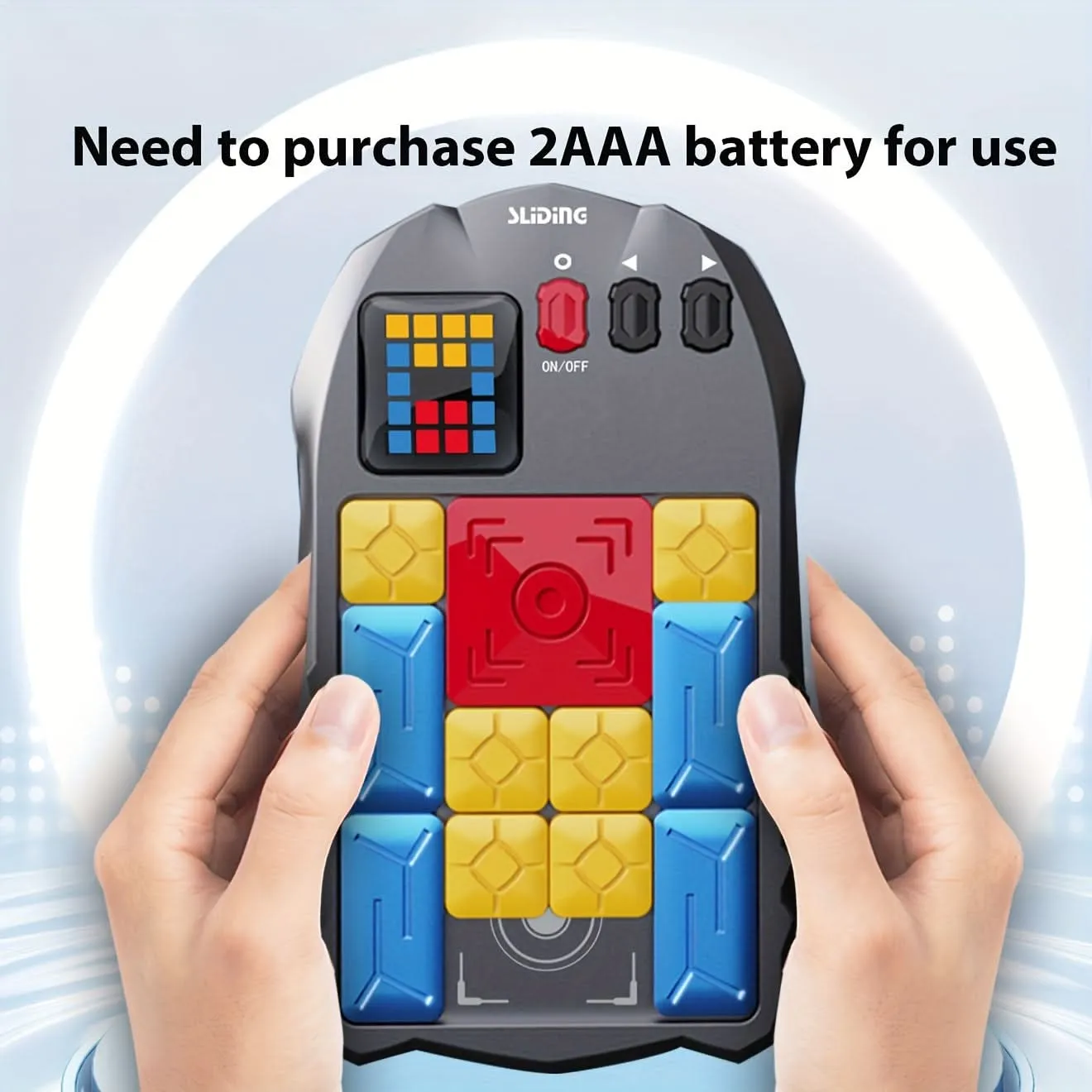 Portable Electronic Klotski Puzzle Game