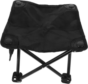 Portable Folding Stool Lightweight and Compact Camping Chair Oxford for Outdoor Fishing Hiking and Picnics Easy to Carry and Store
