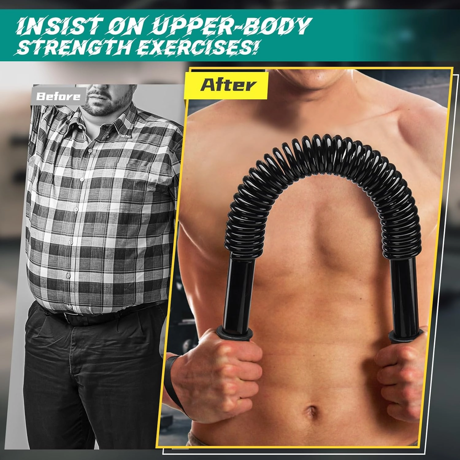 Power Twister Bar for Arm Upper Body Strength Training