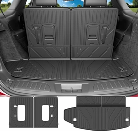 powoq Cargo Mat Compatible with 2016-2025 Dodge Durango 6&7 Seats Trunk Mat 3rd Backrest Mat Replacement for 2016-2025 Dodge Durango Accessories(Trunk Mat 3rd Row Backrest Mat)