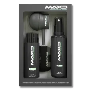 Premium Hair Thinning Concealment Kit - Includes Hair Building Fibers, Fiber Hold Spray, Applicator & Hairline Optimizer – Conceals Thinning Hair for Men & Women - Provides a Natural Look (Dark Brown)