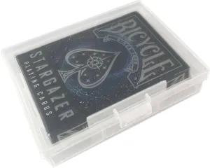 PRODUCT80 BitsBins 10 Pack Playing Card Case with Unique Inner Wall Design, Card Deck Box Fits Sleeved Cards, Game Cases for Standard Playing Cards, Holder for for MTG & Pokemon Cards