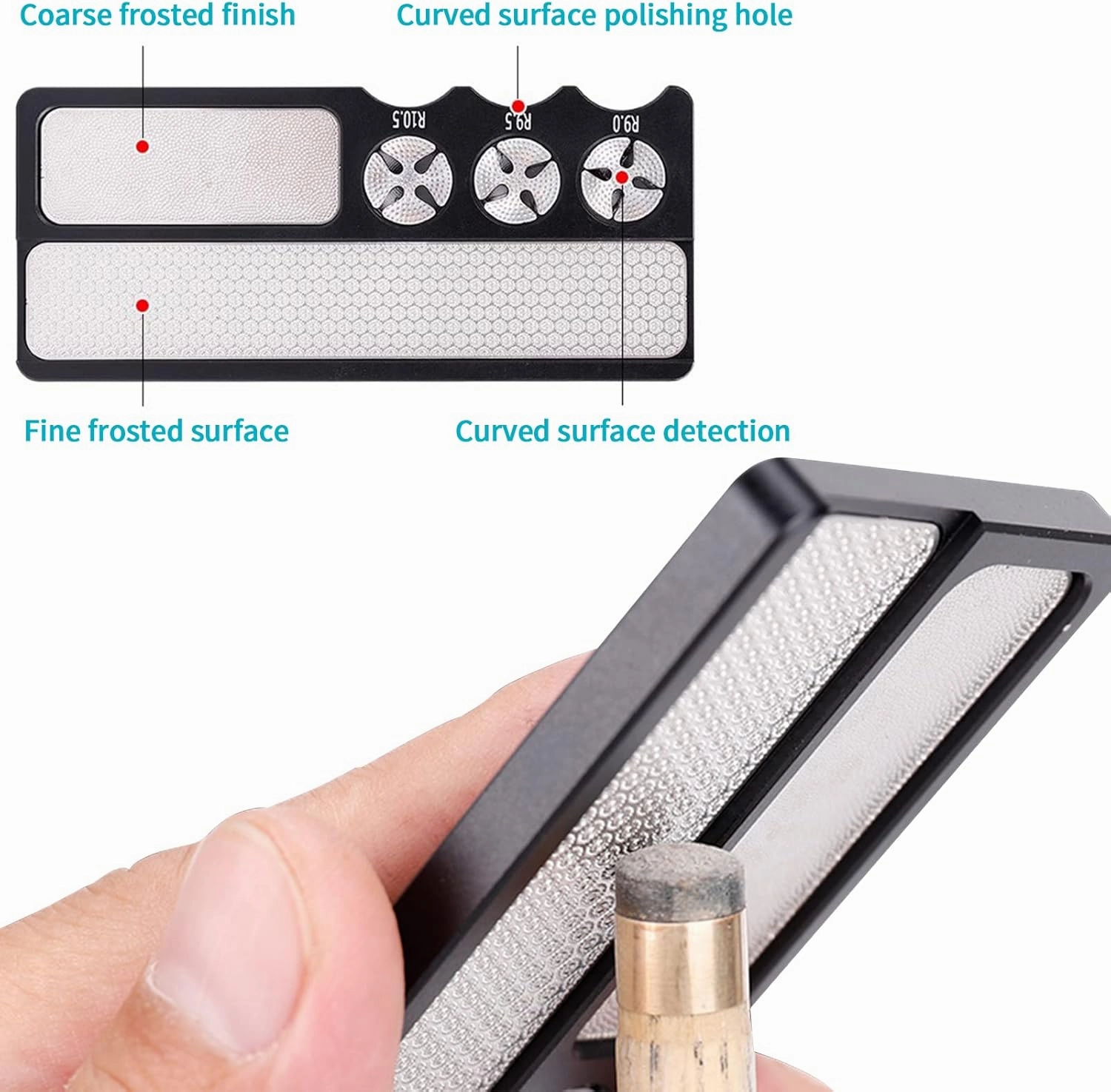 Professional Billiard Cue Tip Tool, 4in1 Billiard Pool Cue Stick Tip Repair Tool