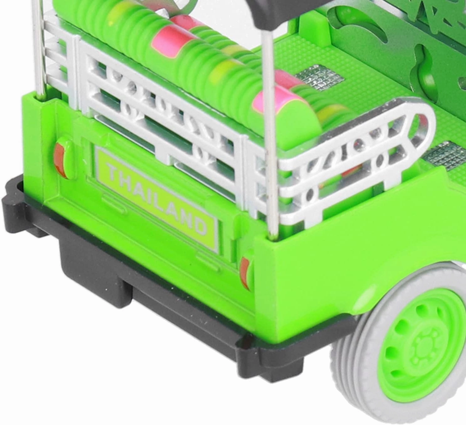 Pull Back Thai Tricycle Toy, High Simulation Alloy Tuk Tuk Car Model Toy for Children Gifts