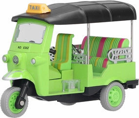 Pull Back Thai Tricycle Toy, High Simulation Alloy Tuk Tuk Car Model Toy for Children Gifts