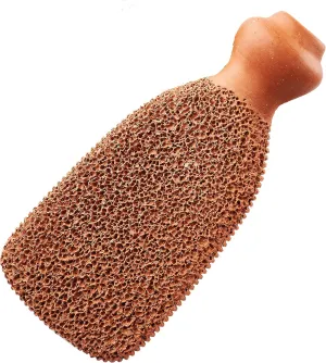 Pumice Stone for Feet Lasts 5  Years Foot Exfoliator Scrubber Callus Remover Made of Natural Terra-Cotta