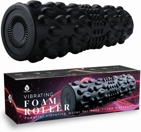 PURSONIC Vibrating Foam Roller – Deep Tissue Massage for Muscle Recovery – 5 Intensity Levels, USB Rechargeable, Durable & Lightweight Design