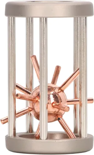 Puzzle,Adult Portable Prisoner Spike Ball Puzzle Fun Zinc Alloy IQ Test Unlocking Puzzle Toys