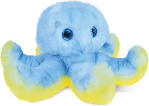 Puzzled DolliBu Plush Octopus Stuffed Animal - Soft Huggable Blue Octopus Decor, Adorable Playtime Plush Toy, Cute Marine Sea Life Cuddle Gift for Kids & Adult - 9.5 Inch