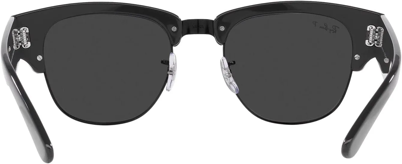 Ray-Ban Unisex Sunglasses Grey On Black Frame, Black Lenses, 50MM
