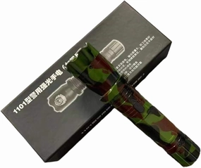Rechargeable Compact Utility Light – Multi-Mode Aluminum Body with Bright Beam, Wrist Cord Included – Pocket-Sized LED Tool for Everyday & Outdoor Use(Camouflage Green)