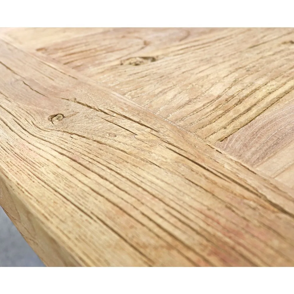 Reclaimed elm wood bench seat 160cm