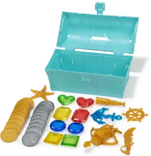 Red Co. Treasure Chest Underwater Swimming Pool Diving Toy with 42 Assorted Accessories