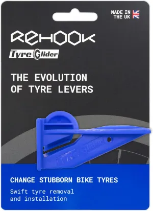 Rehook Tyre Glider - A Strong Portable Bicycle Tyre Replacement and Bike Tire Remover Tool - No More Tyre Levers or Tyre Changing Spoons to Repair Your Bike Tube