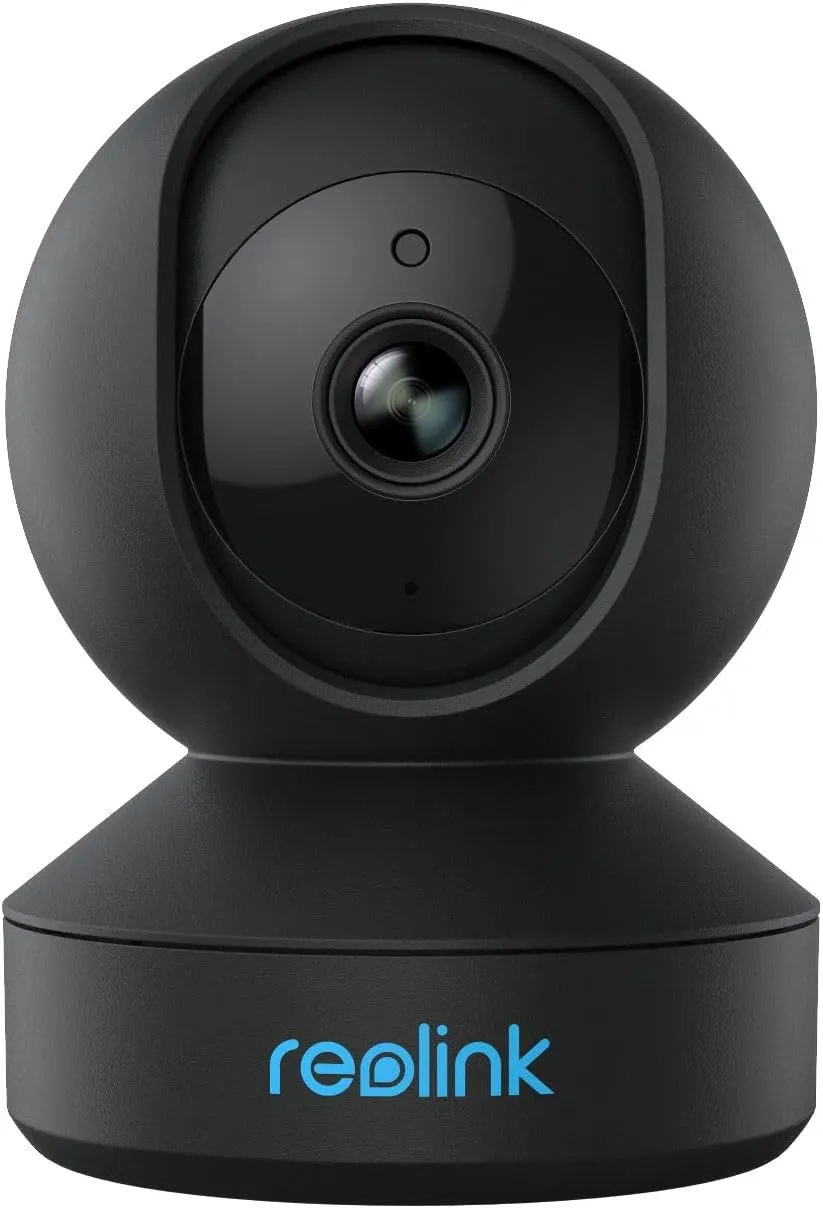 REOLINK Indoor Security Camera E1 Pro(Black), 4MP Plug-in Pet Camera Support 2.4/5 GHz WiFi, 360 Degree Auto Tracking Baby/Dog Monitor, Person/Pet Detection, Night Vision, 2 Way Audio, Local Storage
