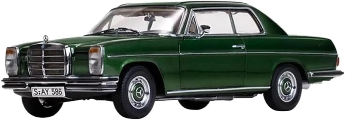 Resin Car Models Kit 1 18 Fit for Benz W115 Platinum Version Simulation Alloy Car Model Static Display Collectible Souvenir Toy