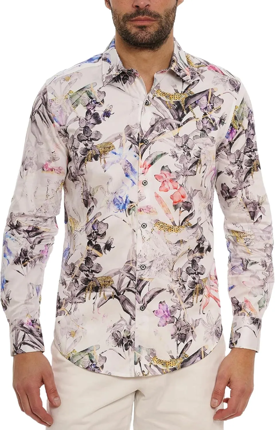 Robert Graham Men's Burke Long-Sleeve Button-Down Shirt