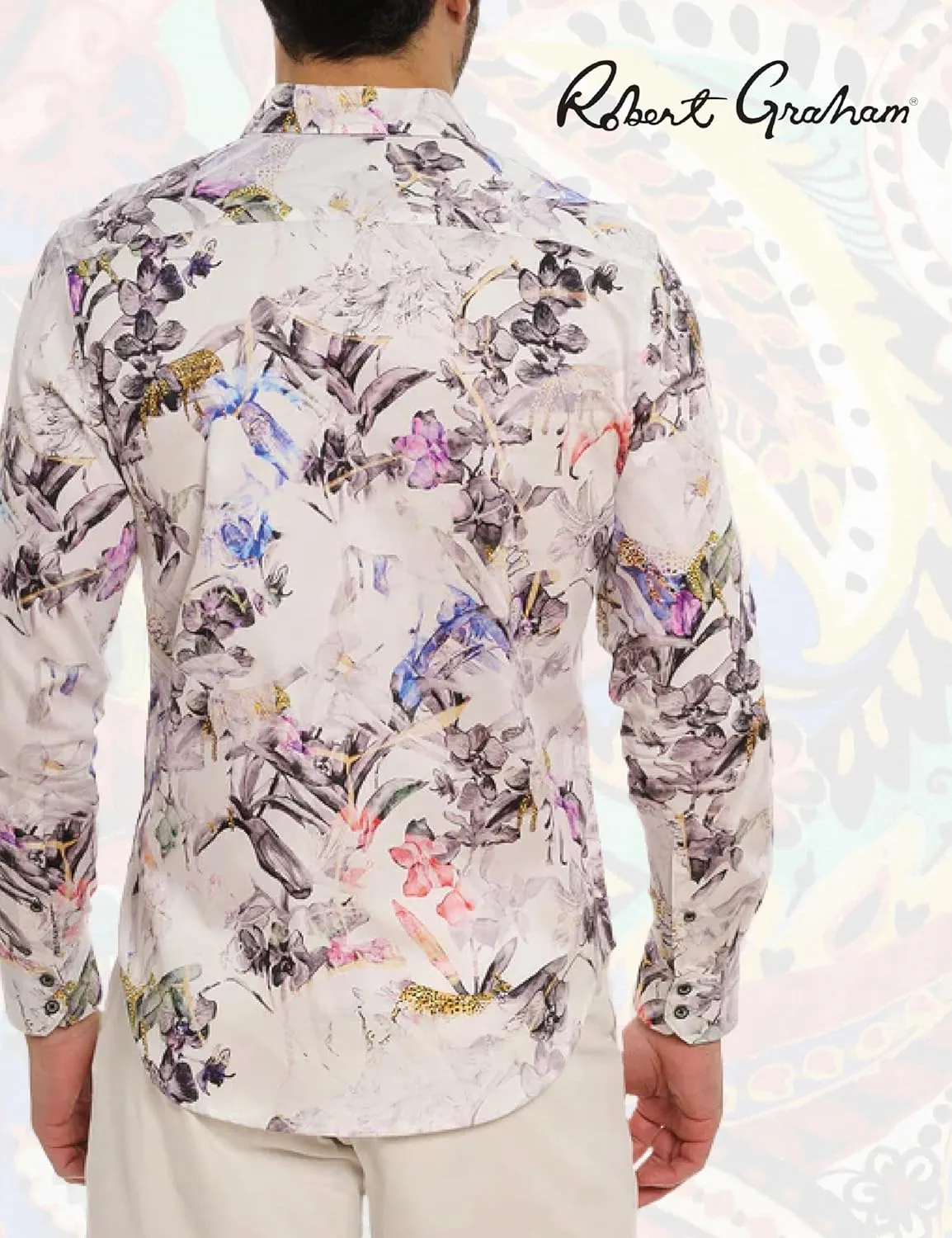 Robert Graham Men's Burke Long-Sleeve Button-Down Shirt