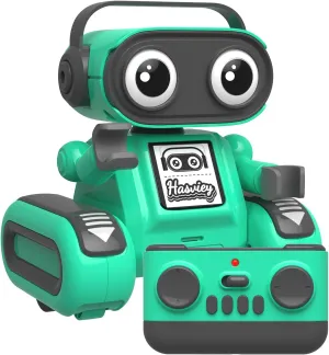 Robot Toys for Kids, Rechargeable Remote Control Toys for Boys 3-5, RC Robots with Auto-Demonstration, Recording, Repeat, Flexible Head & Arms, Dance Moves, Music, Gift Ideas for Birthday Xmas