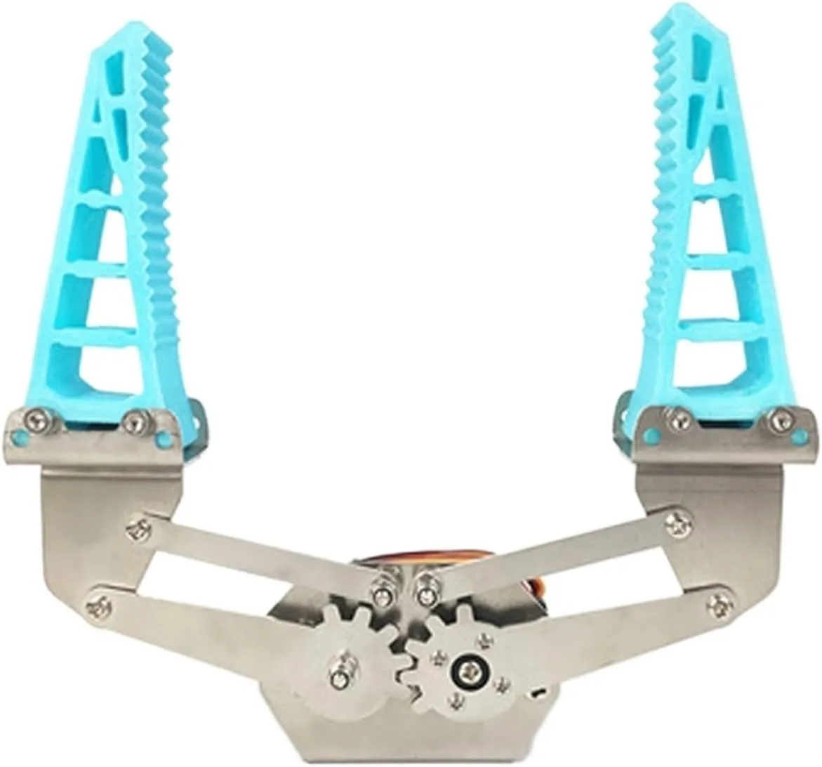 Robotic Arm Bracket Kit Servo Bionic Flexible Mechanical Claw, DIY Robot Adaptive Fixture Robot Hand (Size : 2 Fingers B)