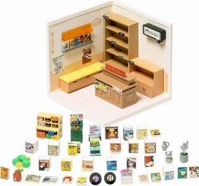 Rolife Plastic House Building Set Toy DIY Miniature Dollhouse Playset with LED for Mini Figures Construction Toys Diorama Kit Gifts for Teens Adults