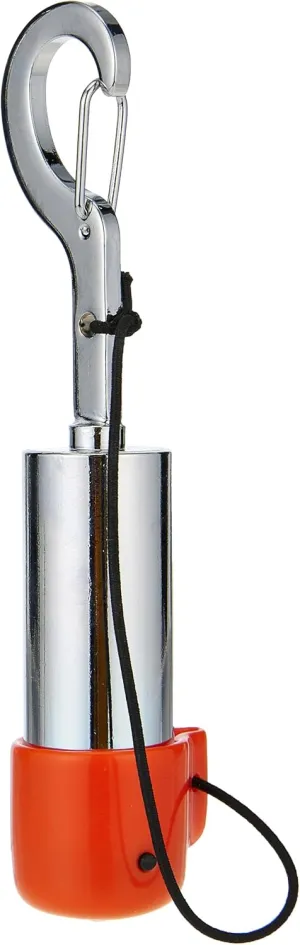 Scuba Choice Diving Safety Tank Rattle Stick Signal Bell with Clip – Orange, Includes Protective Cover, Loud Underwater Sound, 4-3/4” – Perfect for Diving Buddy Communication & Safety Alerts