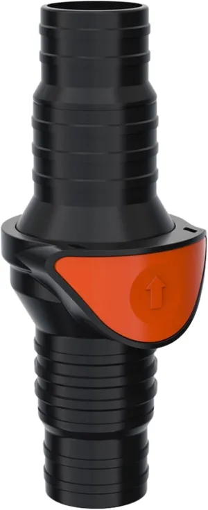 SEAFLO in-Line/ 90° Quick Disconnect Non-Return Check Valve PA6 GF POM Construction, Anti-Backflow Design, Versatile Applications (Choose Size and Style)