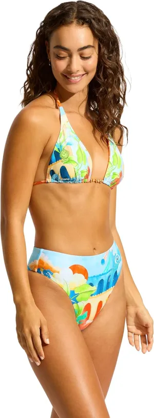 Seafolly Women's Standard Longline Tri Bikini Top Swimsuit