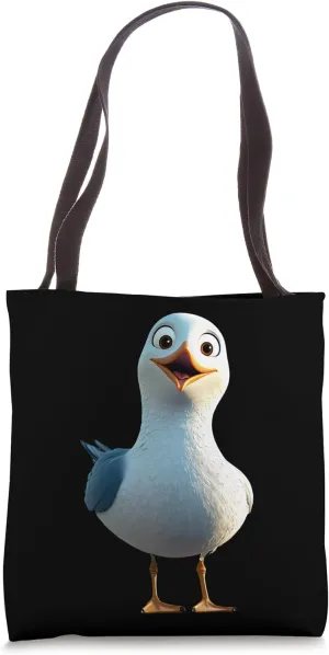 Seagull Beach Sea Herring Gull Ocean Cute Seagulls Tote Bag