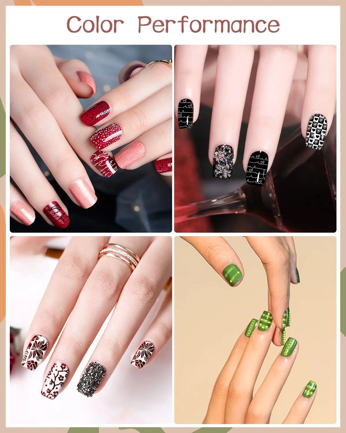 SEISSO 12 Colors Nail Stamping Polish Gels 5Pcs Stamp Print Templates 1 Peel Off Nail Tape Stamp Latex 1 Stamper with Scraper, Stamping Nail Polish Art Set Manicure Gift Collection