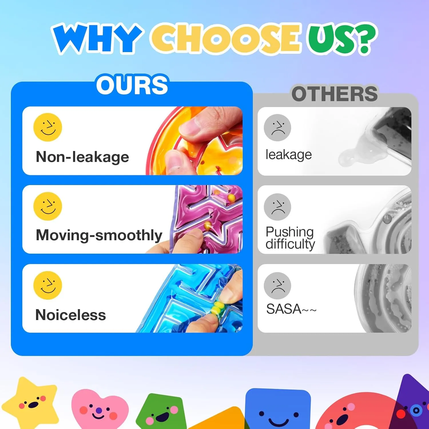 Sensory Fidget Toys for Children with Autism: Calming Gel-Filled Maze for Classroom and Home - Special Needs Sensory Toys for Kids and Teens