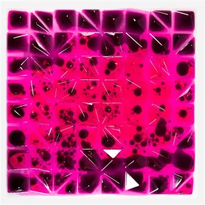 Sensory Floor Lava Tiles: Sensory Liquid Tiles Colorful Liquid Fusion Activity Play Mat, Textured Sensory Lava Tiles for Ages 3 to Adults, Square (Red Purple) 11.8" X 11.8" Set of 1