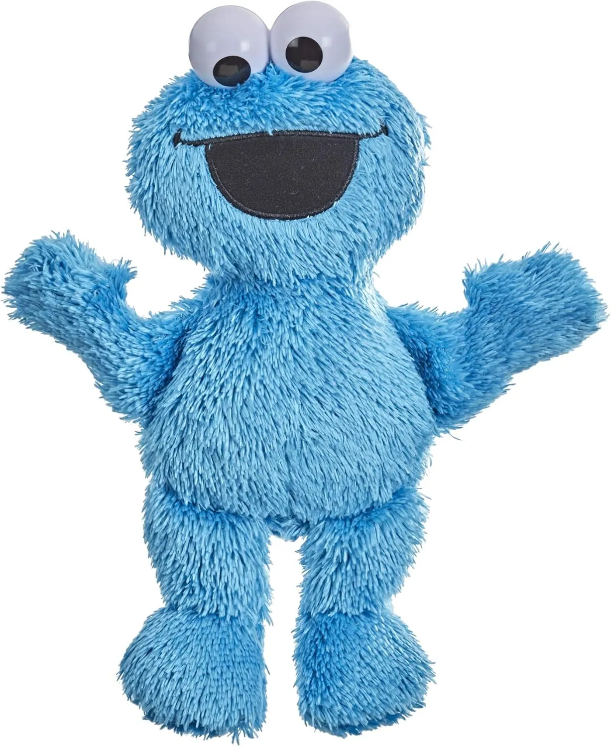 Sesame Street Little Laughs Tickle Me Cookie Monster, Talking, Laughing 10-Inch Plush Toy for Toddlers, Kids 12 Months and Up