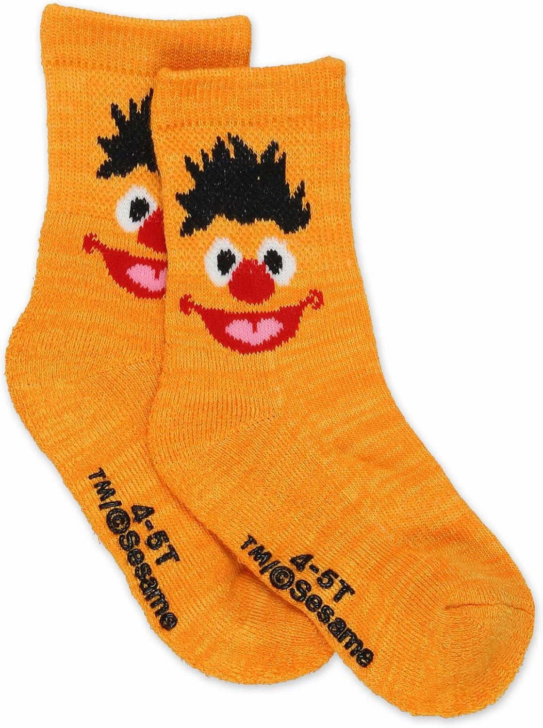 Sesame Street Elmo Boy's Girl's Multi Pack Crew Socks with Grippers (Baby/Toddler)