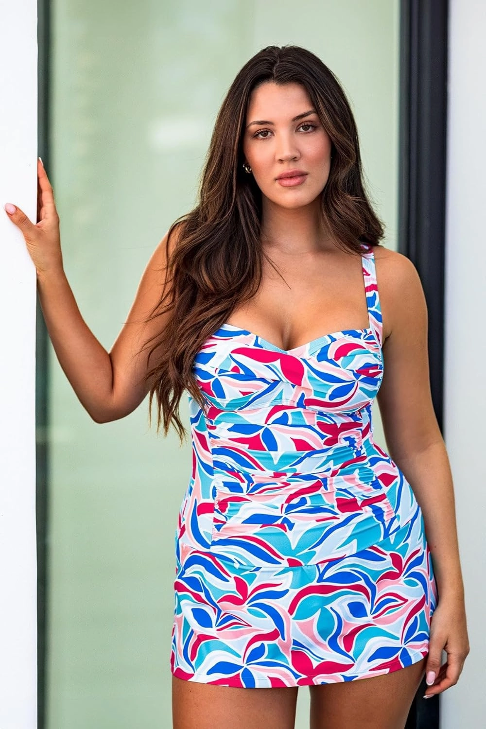 Sienna Swim Dress Women's One Piece Swimsuit