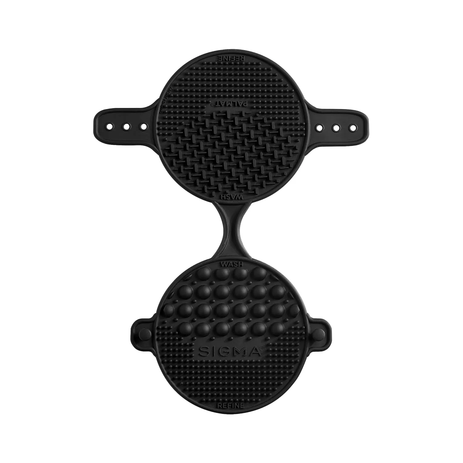 Sigma Beauty - Palmat® - Makeup Brush Cleaner - Perfect for Travel and On the Go - Palm Sized - Black