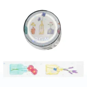 Single-flower Vase Clear PET Tape