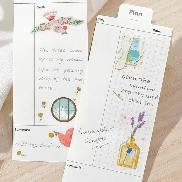 Single-flower Vase Clear PET Tape
