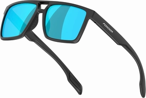 SIPLION Foxdon Driving Polarized Sunglasses Men - Fashion Sports Fishing Square Sunglass UV400 Protection Glare Reducing