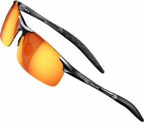 SIPLION Sunglasses Men Polarized for Men's Driving Sport Fishing hiking UV Protection Al-Mg Metal Frame Ultra Light